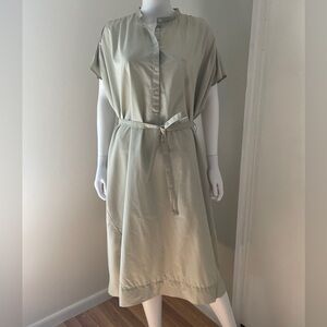 Uniqlo Pale Green Shirt Dress Size M